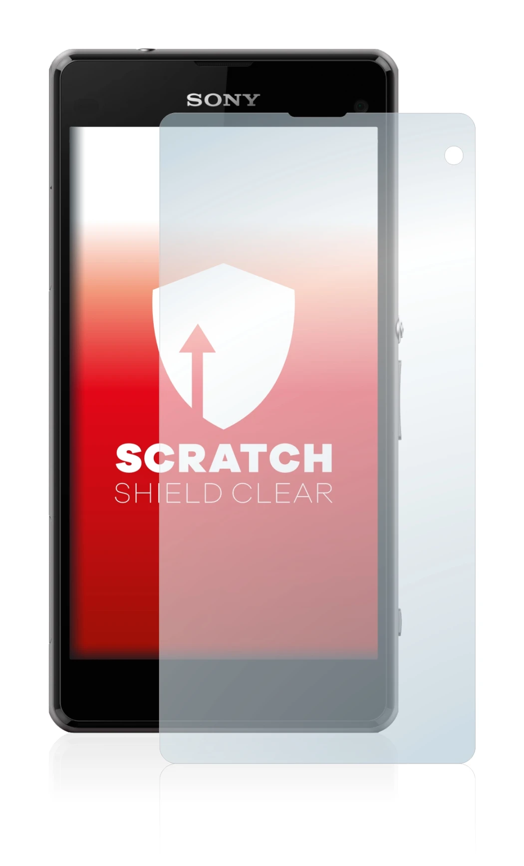 Image de l'appareil Sony Xperia Z1 Compact D5503 avec une grande variété de protections d'écran.