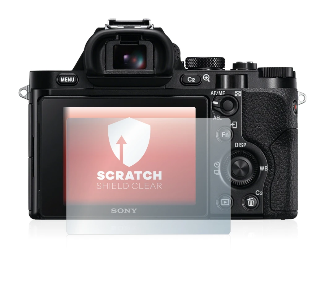 Image de l'appareil Sony Alpha 7 (ILCE-7) avec une grande variété de protections d'écran.