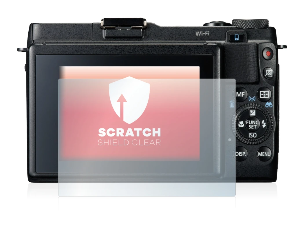 Image de l'appareil Canon PowerShot G1 X Mark II avec une grande variété de protections d'écran.