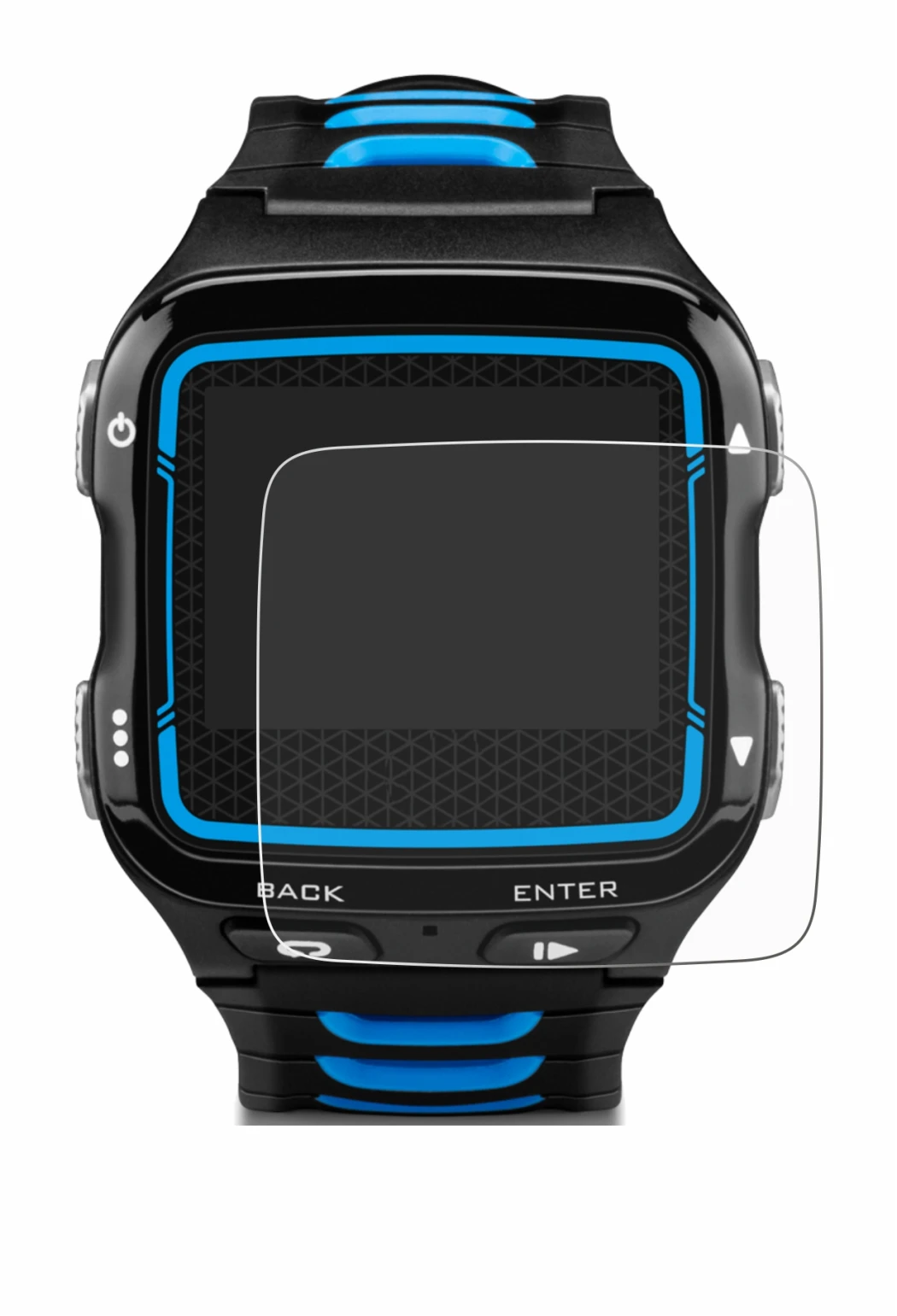 Image de l'appareil Garmin Forerunner 920XT avec une grande variété de protections d'écran.