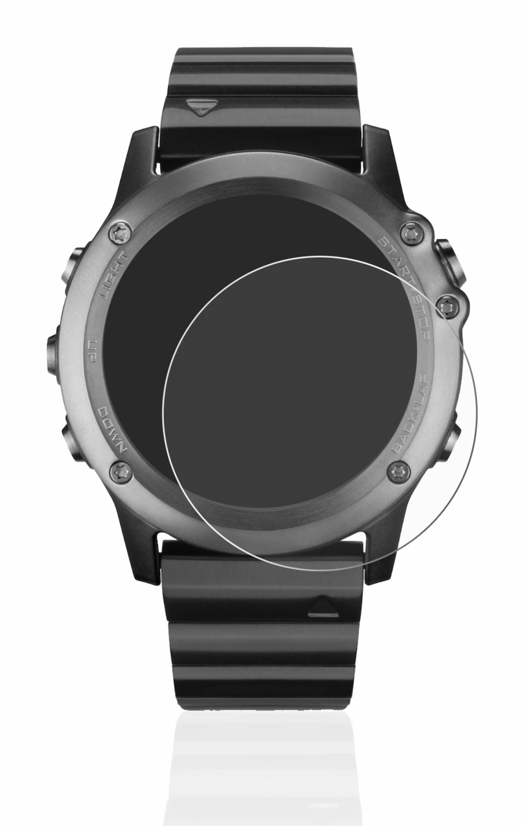 Image de l'appareil Garmin Fenix 3 avec une grande variété de protections d'écran.