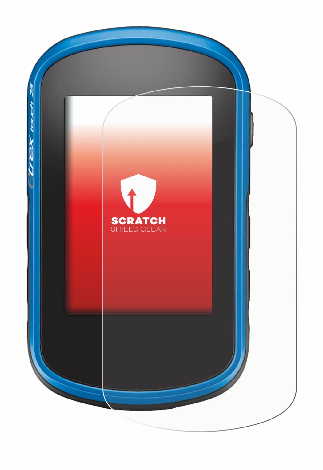 Image de l'appareil Garmin eTrex Touch 35 avec une grande variété de protections d'écran.