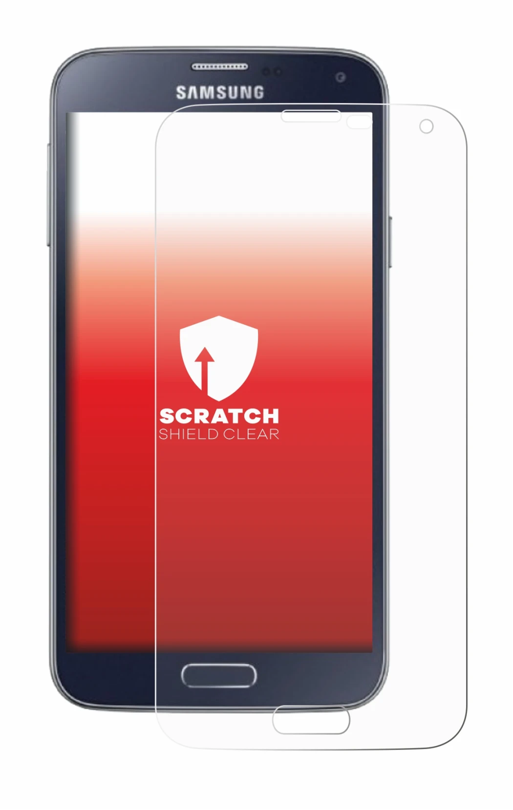Image de l'appareil Samsung Galaxy S5 Neo avec une grande variété de protections d'écran.