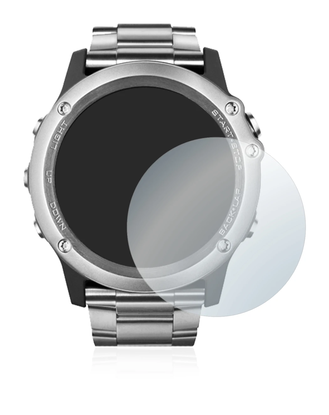 Image de l'appareil Garmin Fenix 3 Saphir avec une grande variété de protections d'écran.