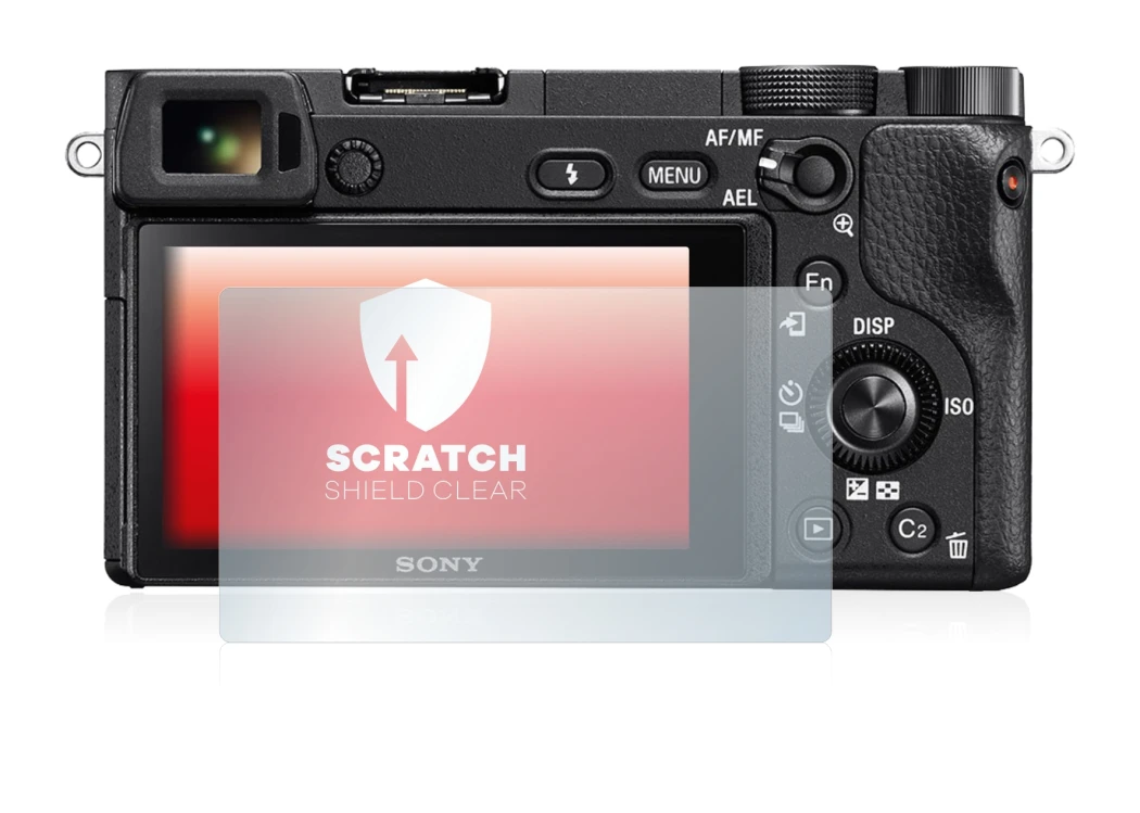 Image de l'appareil Sony Alpha 6300 avec une grande variété de protections d'écran.