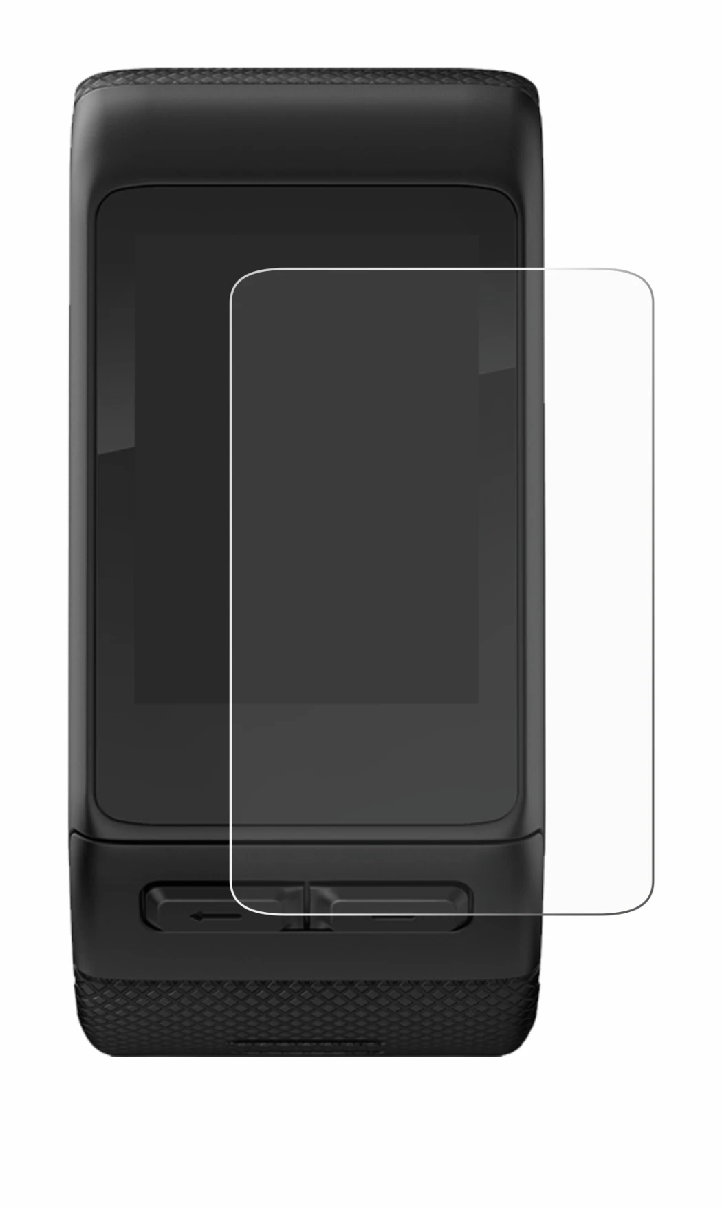 Image de l'appareil Garmin vivoactive HR avec une grande variété de protections d'écran.