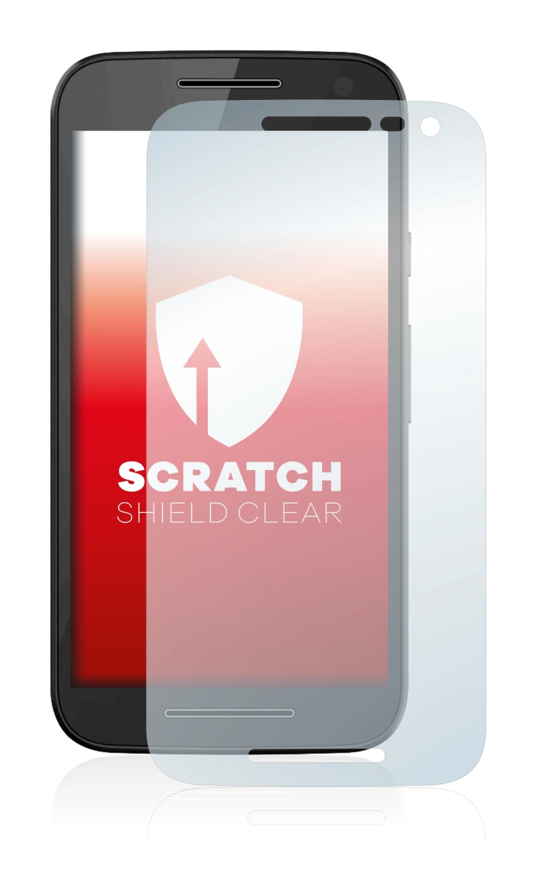 Image de l'appareil Motorola Moto G3 2015 avec une grande variété de protections d'écran.