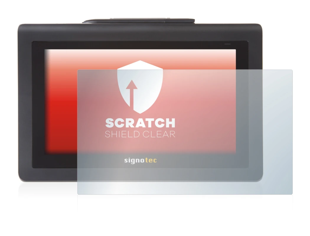 Image de l'appareil Signotec Signature Pad Delta avec une grande variété de protections d'écran.