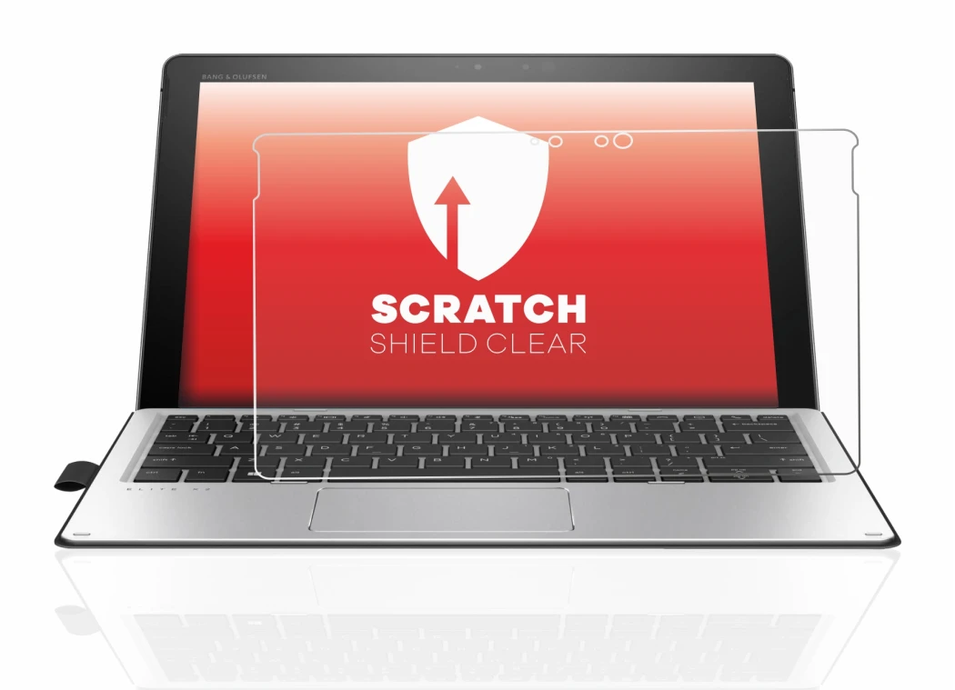 Image de l'appareil HP Elite x2 1012 G2 avec une grande variété de protections d'écran.