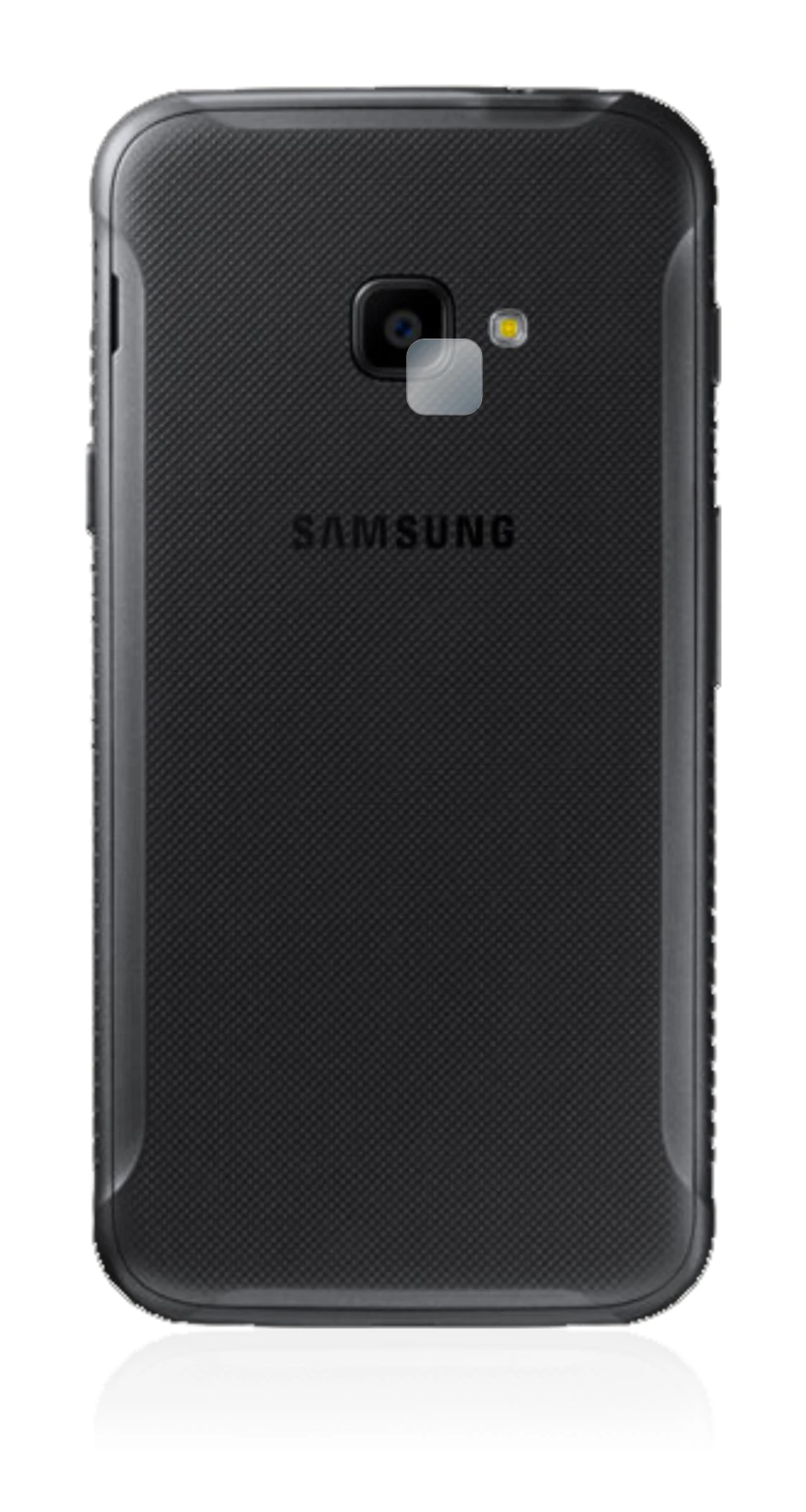 Image de l'appareil Samsung Galaxy XCover 4 (Caméra UNIQUEMENT) avec une grande variété de protections d'écran.