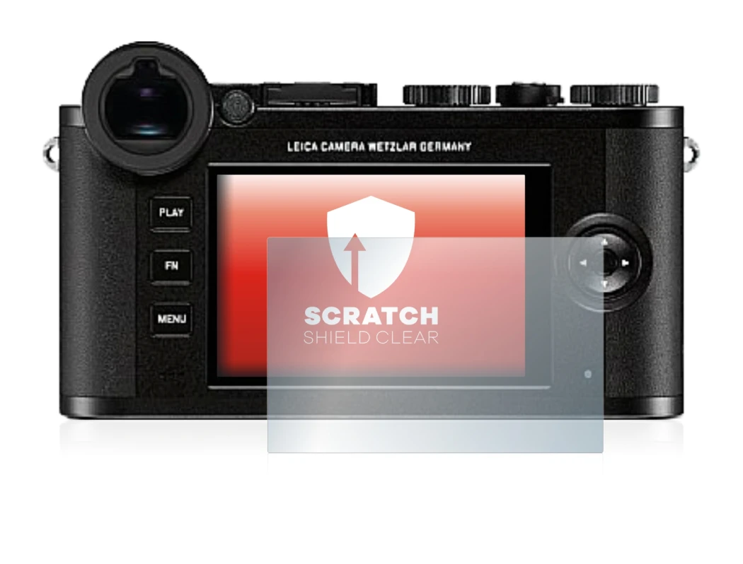 Image de l'appareil Leica CL avec une grande variété de protections d'écran.
