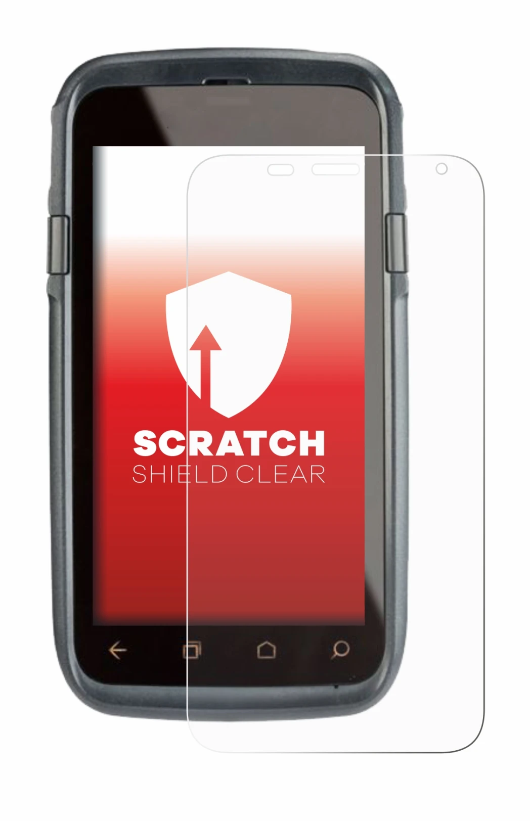 Image de l'appareil Honeywell Dolphin CT60 avec une grande variété de protections d'écran.