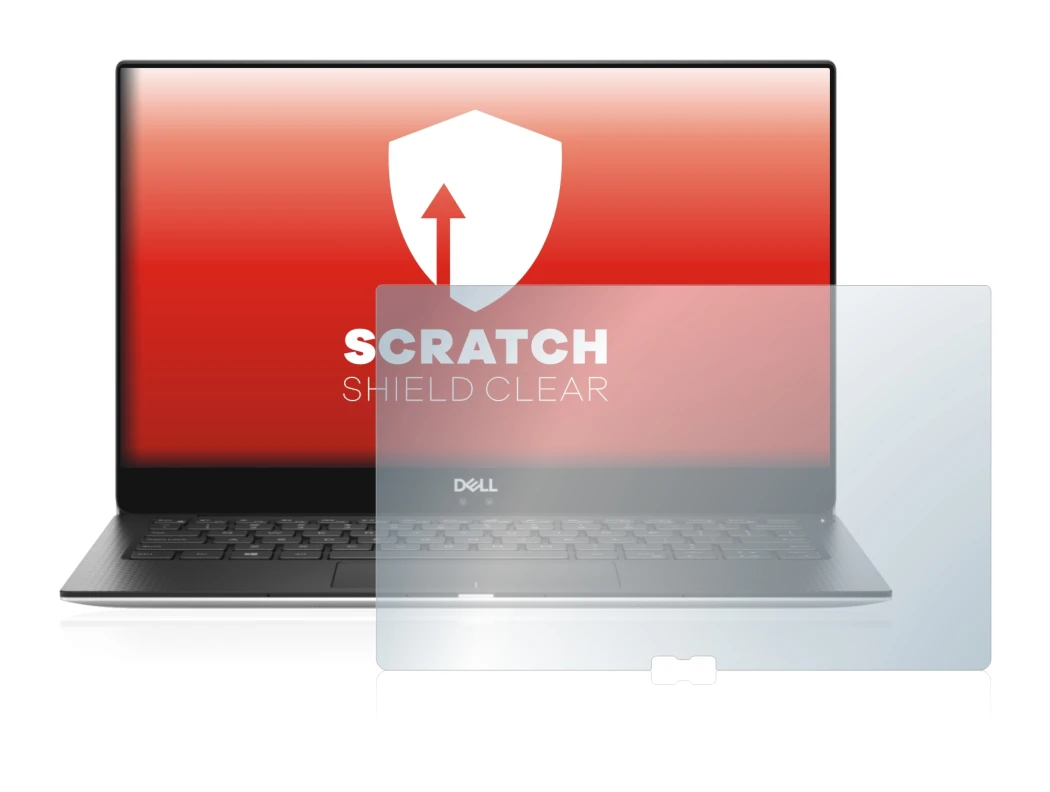 Image de l'appareil Dell XPS 13 9370 avec une grande variété de protections d'écran.