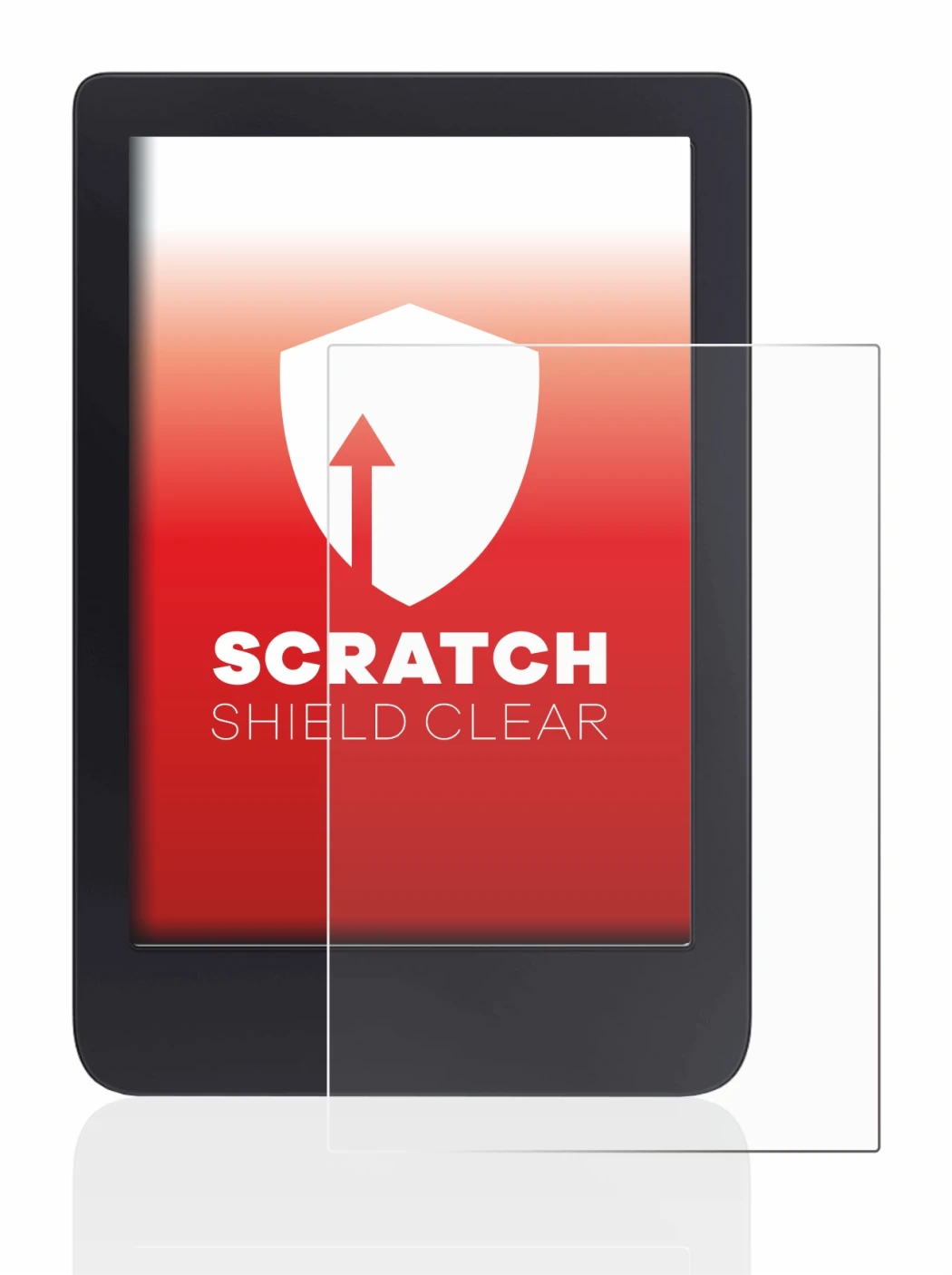 Image de l'appareil Tolino Shine 3 avec une grande variété de protections d'écran.