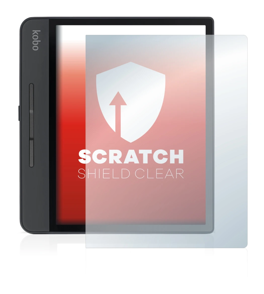 Image de l'appareil Kobo Forma avec une grande variété de protections d'écran.