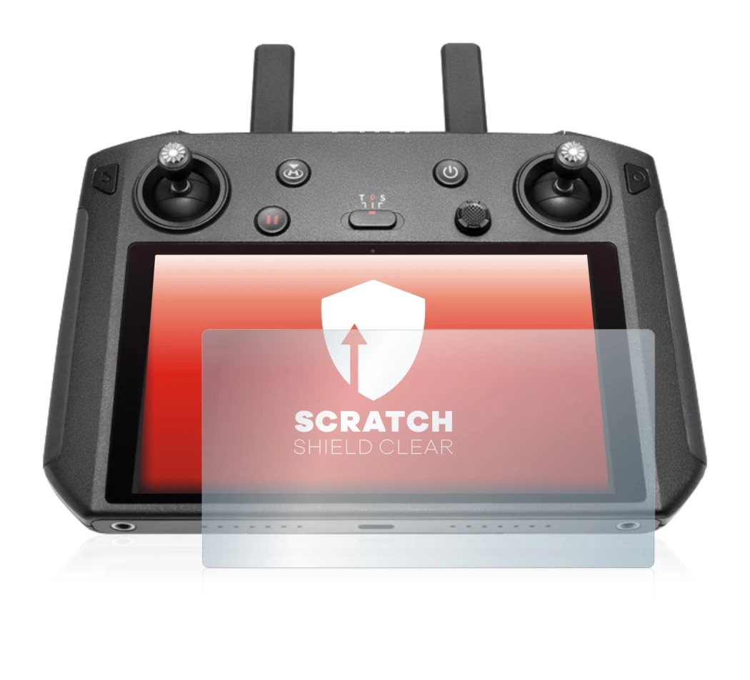 Image de l'appareil DJI Smart Controller avec une grande variété de protections d'écran.