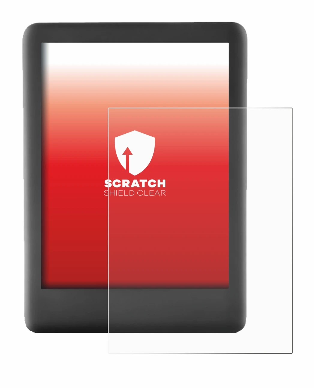 Image de l'appareil Amazon Kindle 2019 (10ème Gen.) avec une grande variété de protections d'écran.