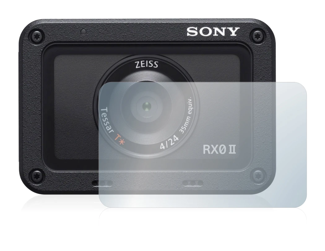 Image de l'appareil Sony DSC-RX0M2 (RX0 II) (Lentille) avec une grande variété de protections d'écran.