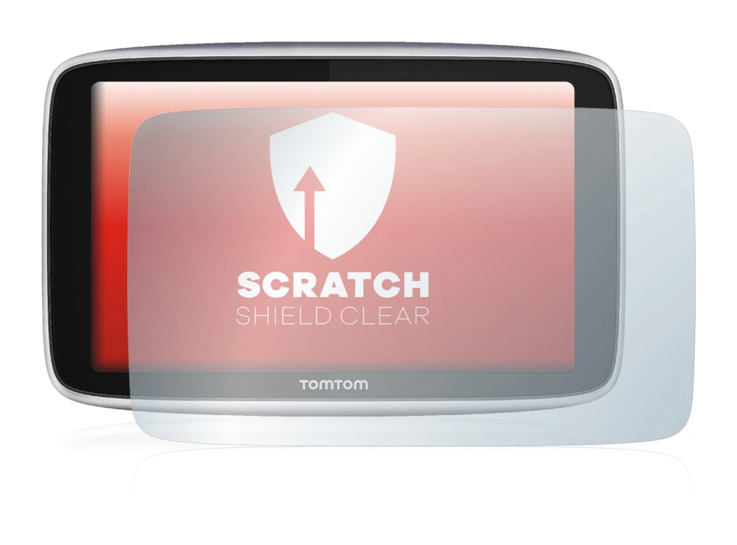 Image de l'appareil TomTom GO Premium X avec une grande variété de protections d'écran.