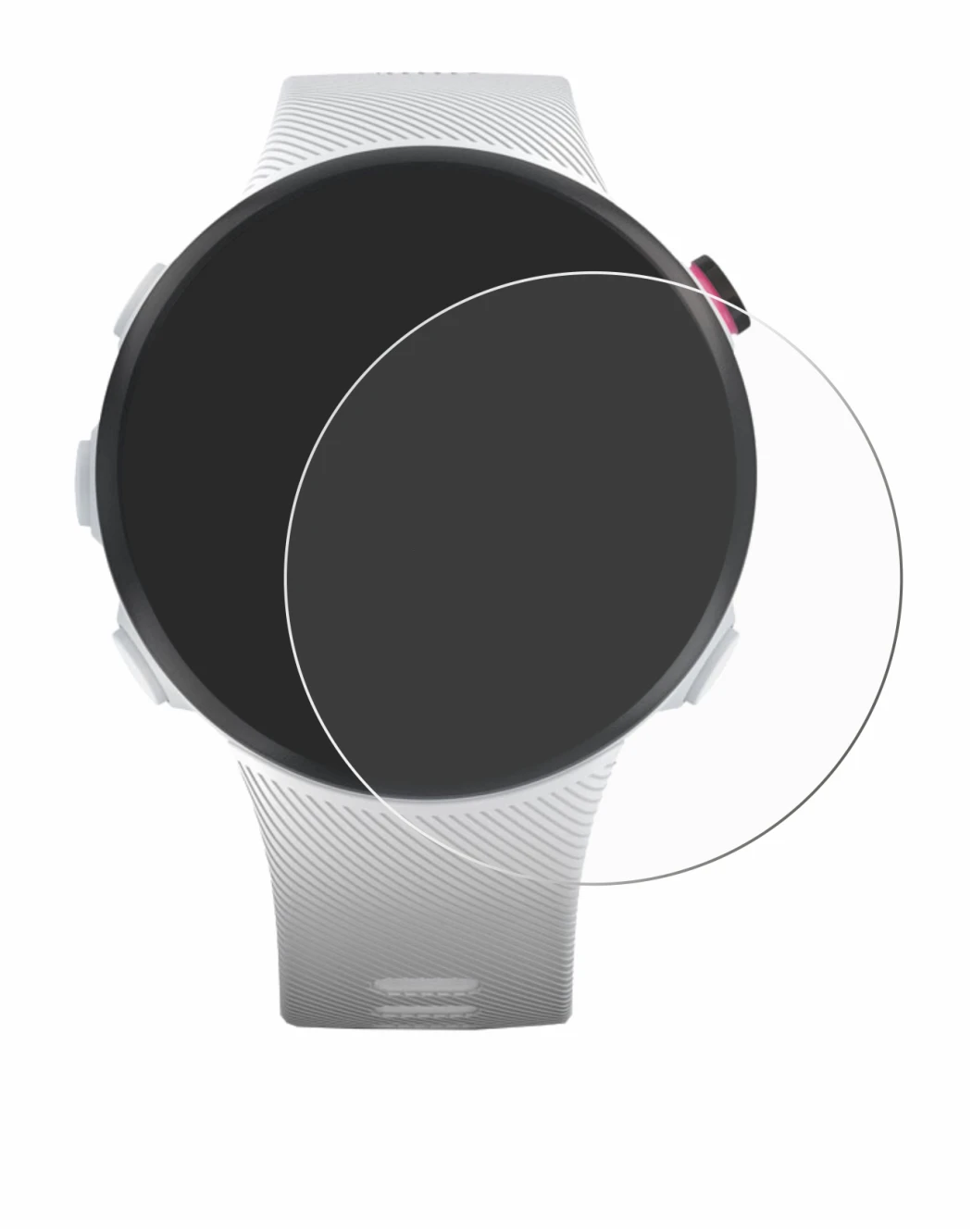 Image de l'appareil Garmin Forerunner 45S avec une grande variété de protections d'écran.