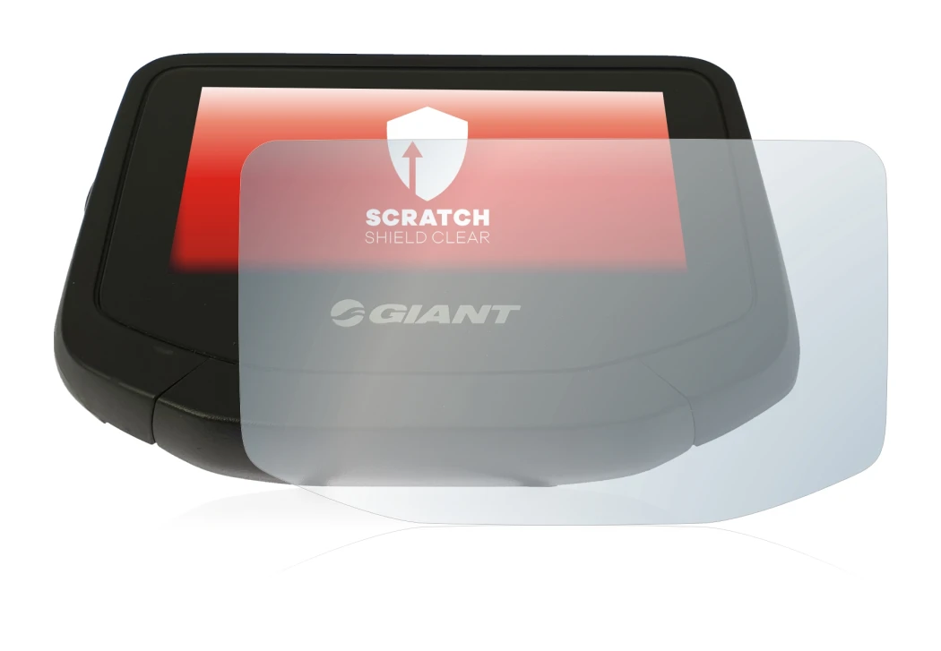 Image de l'appareil Giant RideControl Evo avec une grande variété de protections d'écran.