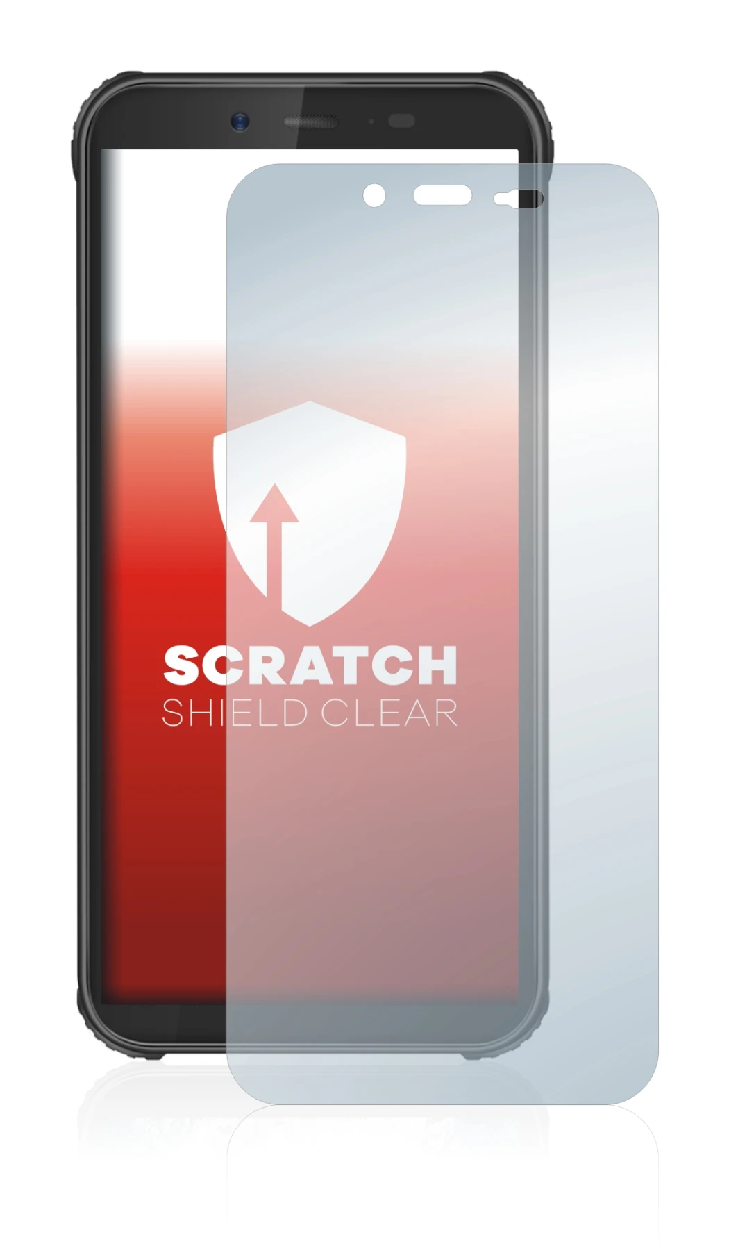 Image de l'appareil Blackview BV5500 avec une grande variété de protections d'écran.