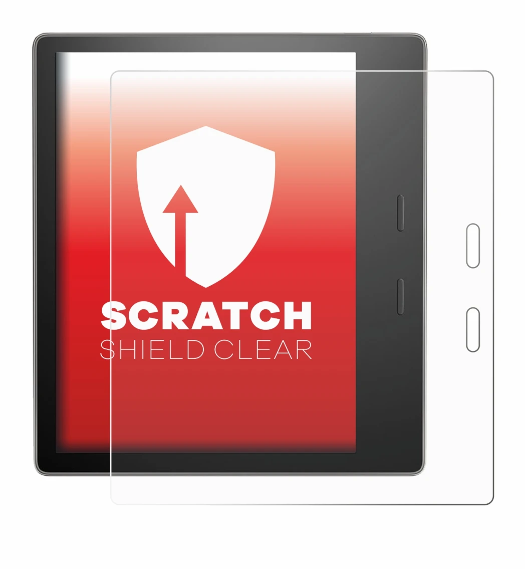 Image de l'appareil Amazon Kindle Oasis 2019 (10ème Gen.) avec une grande variété de protections d'écran.