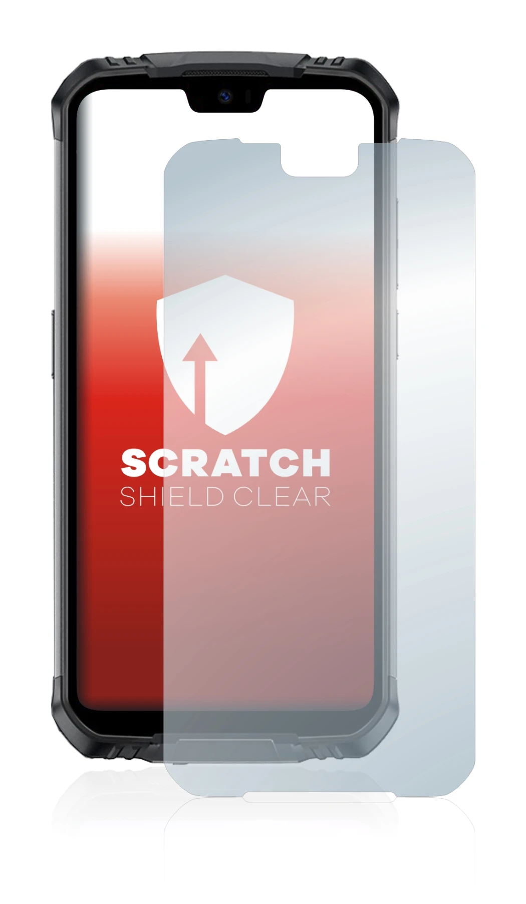 Image de l'appareil Doogee S68 Pro avec une grande variété de protections d'écran.