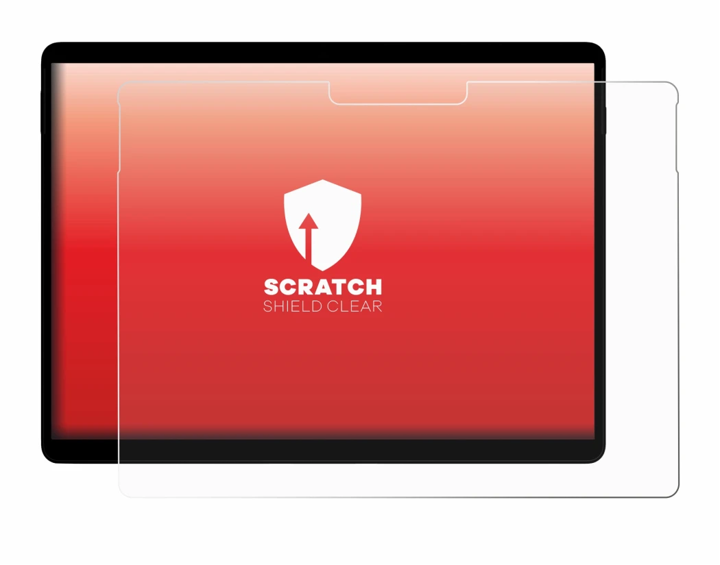 Image de l'appareil Microsoft Surface Pro X avec une grande variété de protections d'écran.