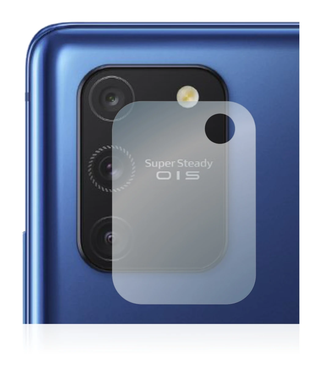 Image de l'appareil Samsung Galaxy S10 Lite (Caméra UNIQUEMENT) avec une grande variété de protections d'écran.