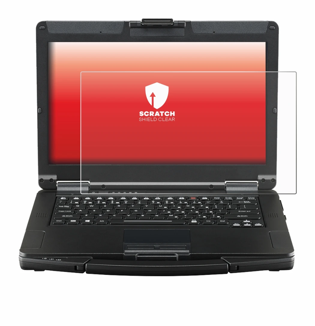 Image de l'appareil Panasonic Toughbook FZ-55 Touch avec une grande variété de protections d'écran.