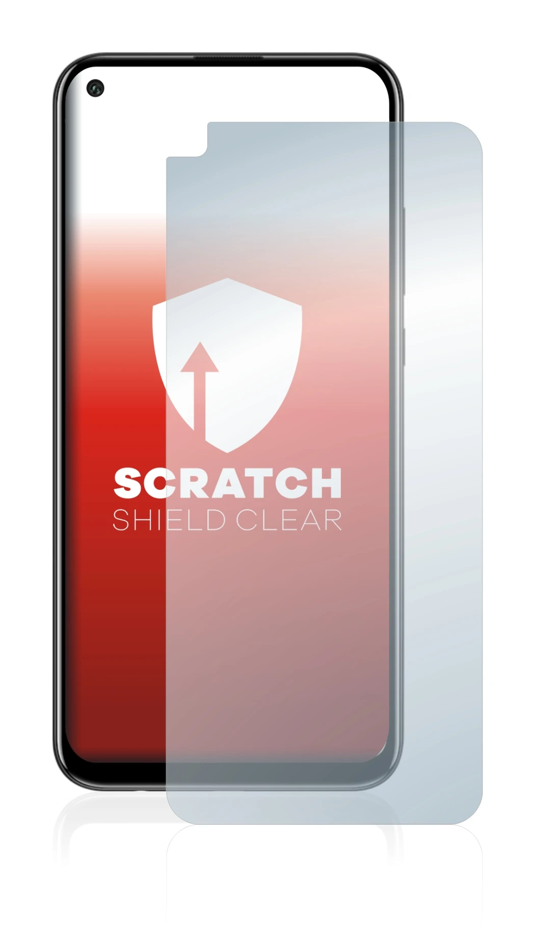 Image de l'appareil Huawei P40 Lite E avec une grande variété de protections d'écran.