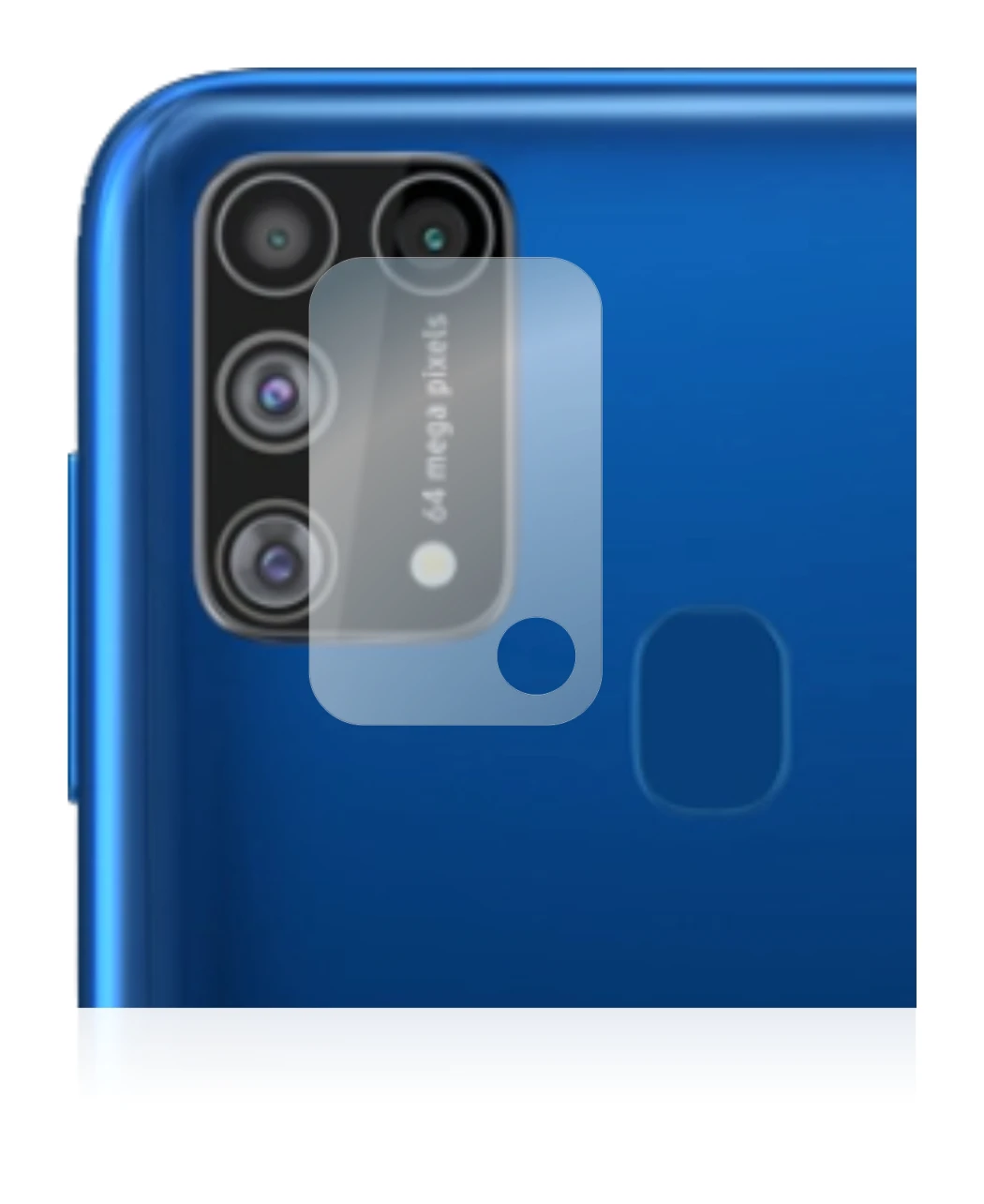 Image de l'appareil Samsung Galaxy M31 (Caméra UNIQUEMENT) avec une grande variété de protections d'écran.