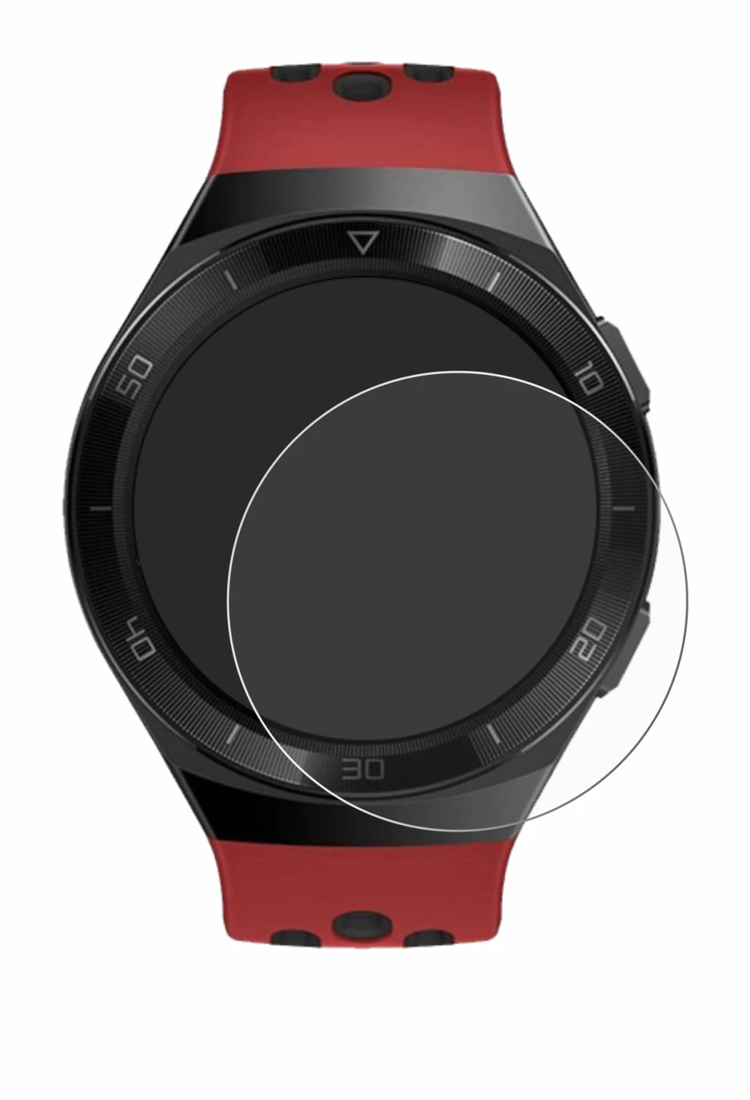 Image de l'appareil Huawei Watch GT 2e avec une grande variété de protections d'écran.