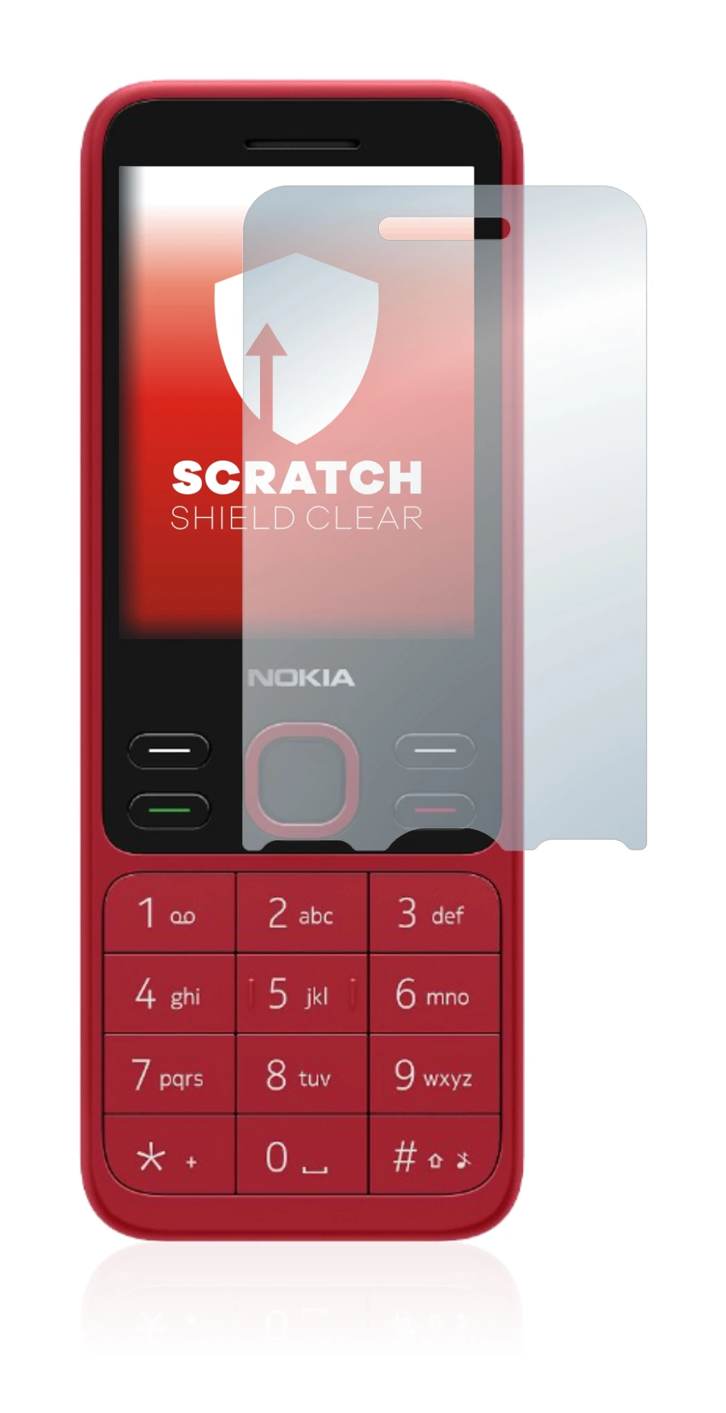 Image de l'appareil Nokia 150 2020 avec une grande variété de protections d'écran.