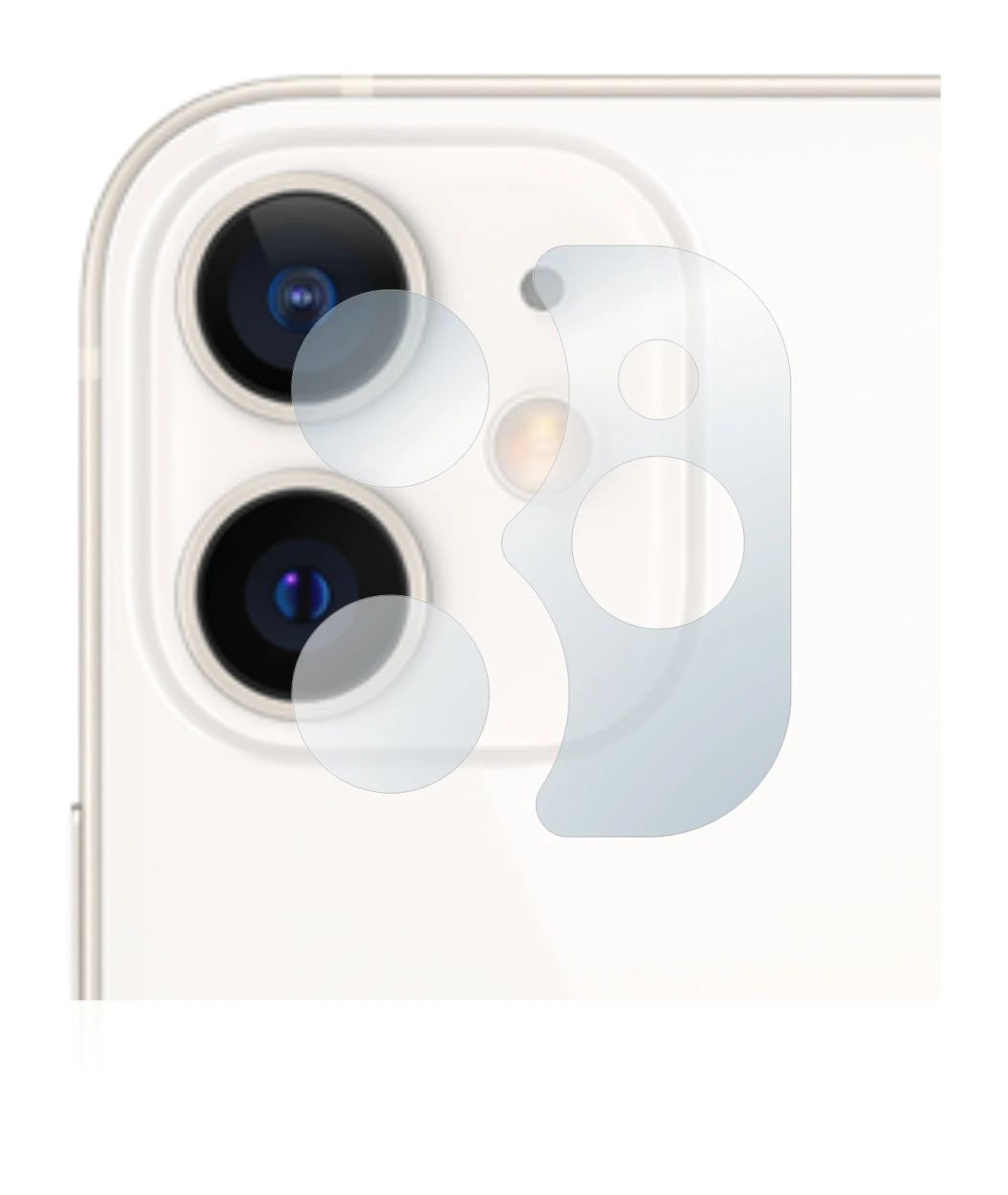 Image de l'appareil Apple iPhone 12 mini (Caméra UNIQUEMENT) avec une grande variété de protections d'écran.
