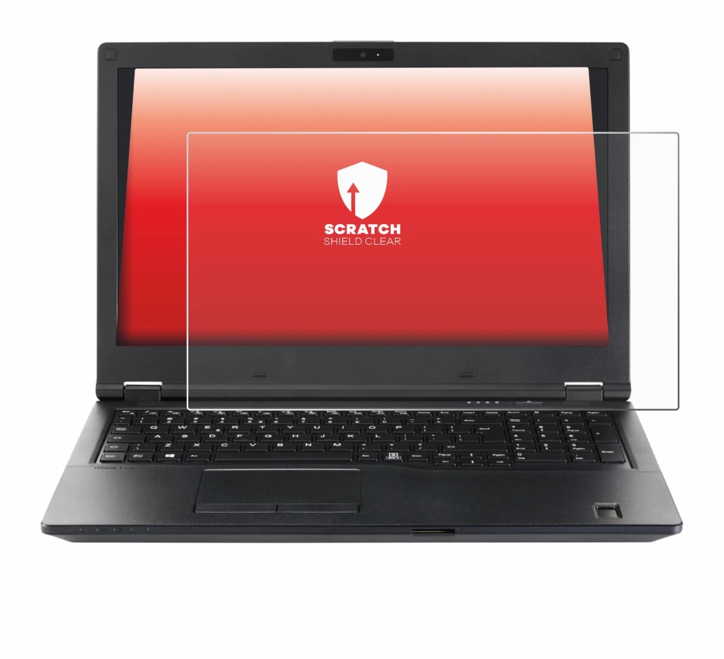 Image de l'appareil Fujitsu Lifebook E5510 avec une grande variété de protections d'écran.