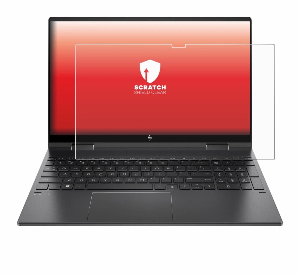 Image de l'appareil HP Envy x360 (15-eX) (358 mm x 230 mm) avec une grande variété de protections d'écran.