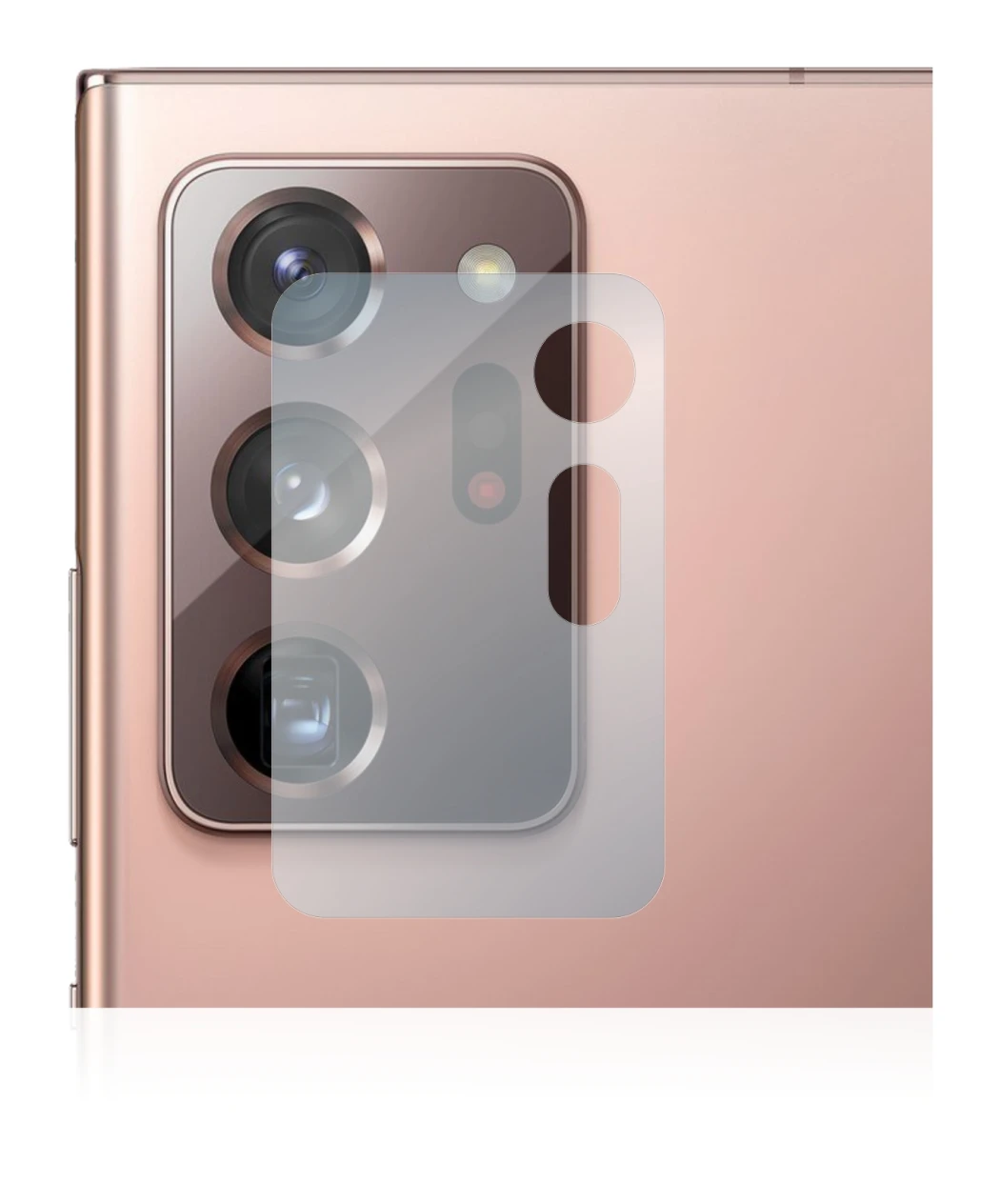 Image de l'appareil Samsung Galaxy Note 20 Ultra 5G (Caméra UNIQUEMENT) avec une grande variété de protections d'écran.