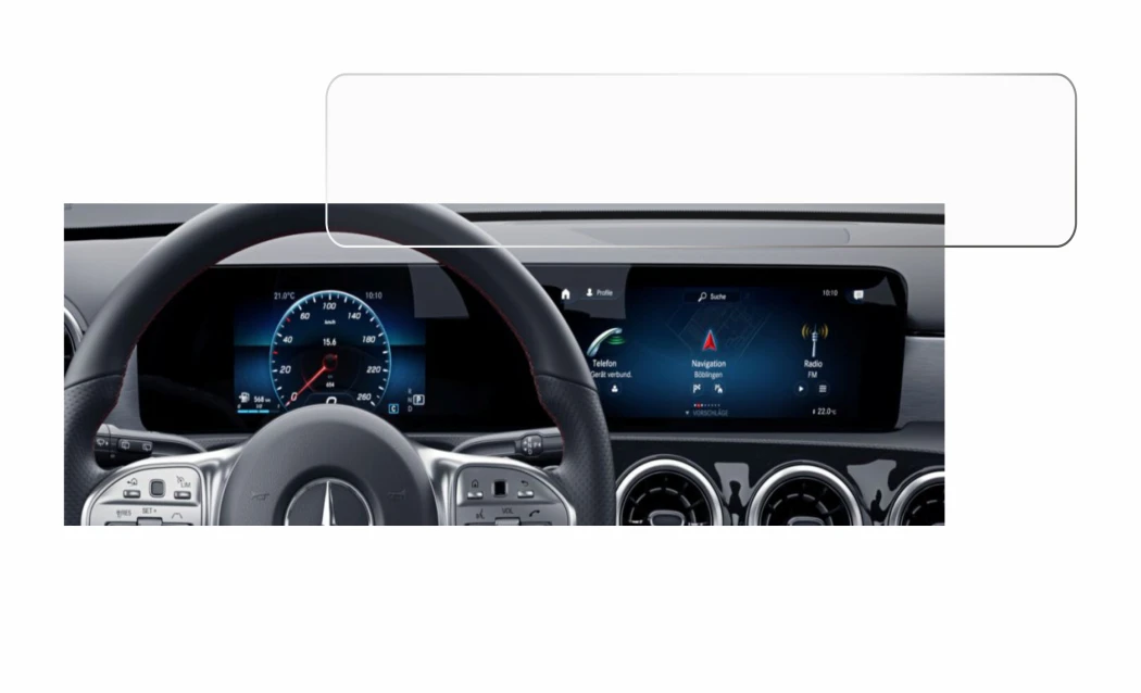 Image de l'appareil Mercedes-Benz GLA 2020 Display Widescreen-Version avec une grande variété de protections d'écran.
