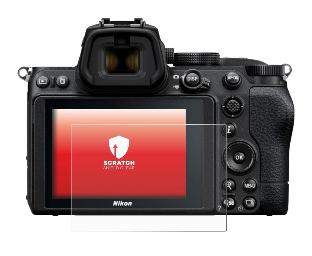 Image de l'appareil Nikon Z 5 avec une grande variété de protections d'écran.
