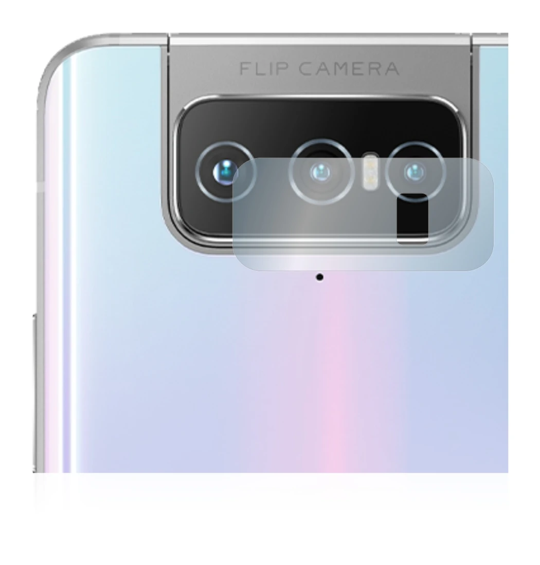 Image de l'appareil ASUS Zenfone 7 Pro ZS671KS (Caméra UNIQUEMENT) avec une grande variété de protections d'écran.