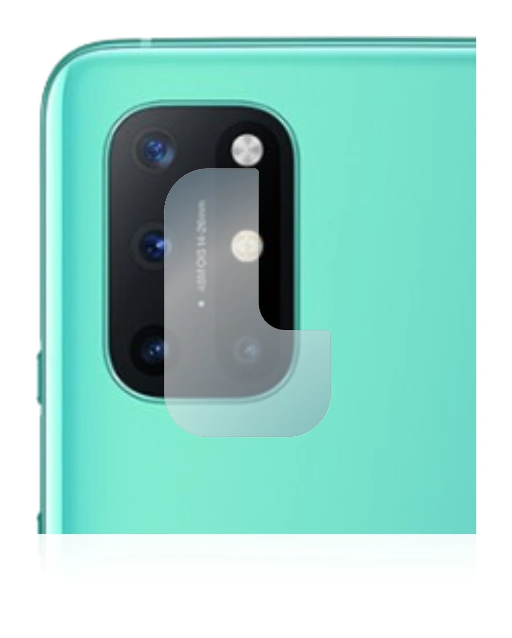 Image de l'appareil OnePlus 8T (Caméra UNIQUEMENT) avec une grande variété de protections d'écran.