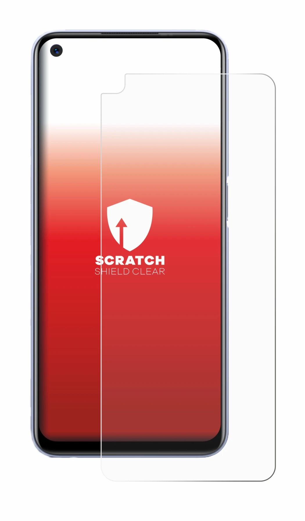 Image de l'appareil realme Q2 avec une grande variété de protections d'écran.