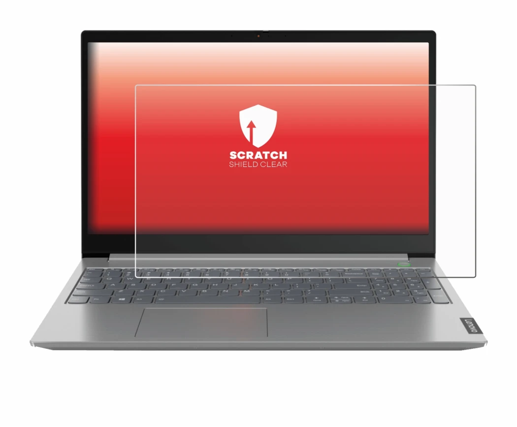 Image de l'appareil Lenovo ThinkBook 14 Gen 1 avec une grande variété de protections d'écran.