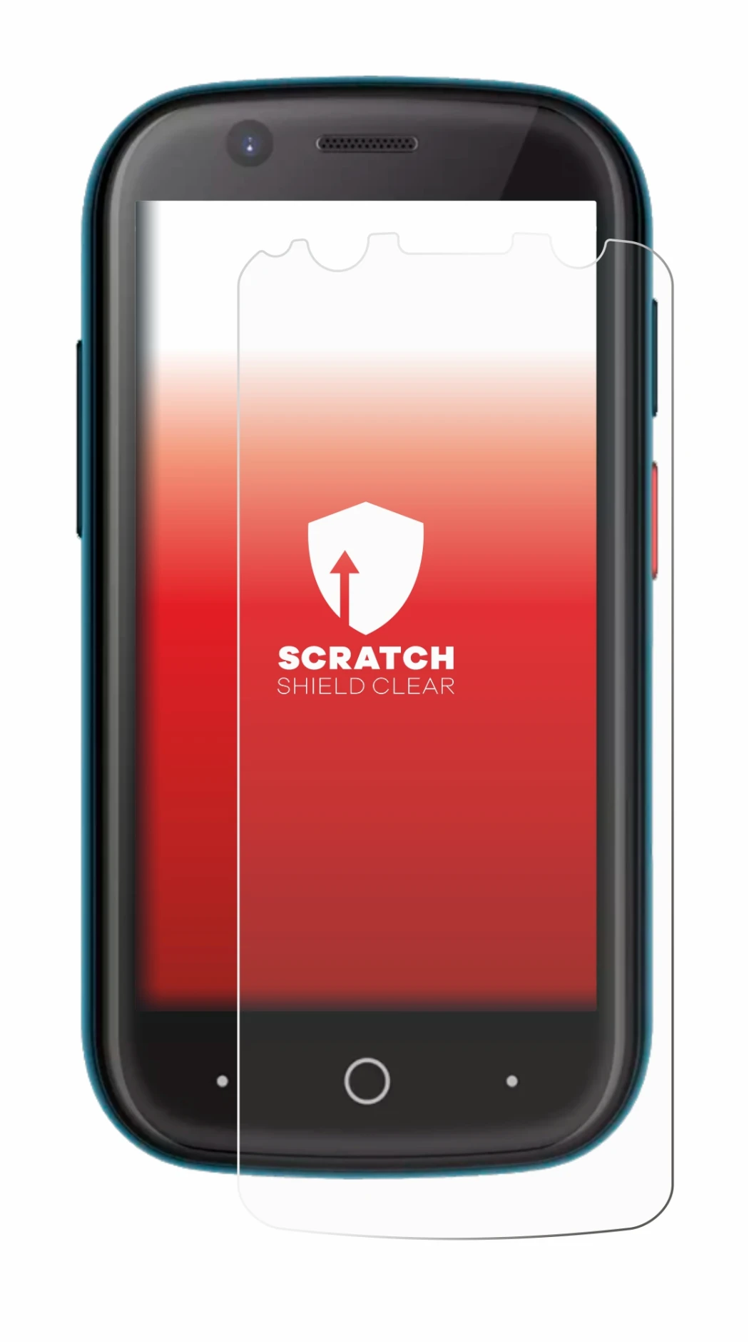 Image de l'appareil Unihertz Jelly 2 avec une grande variété de protections d'écran.
