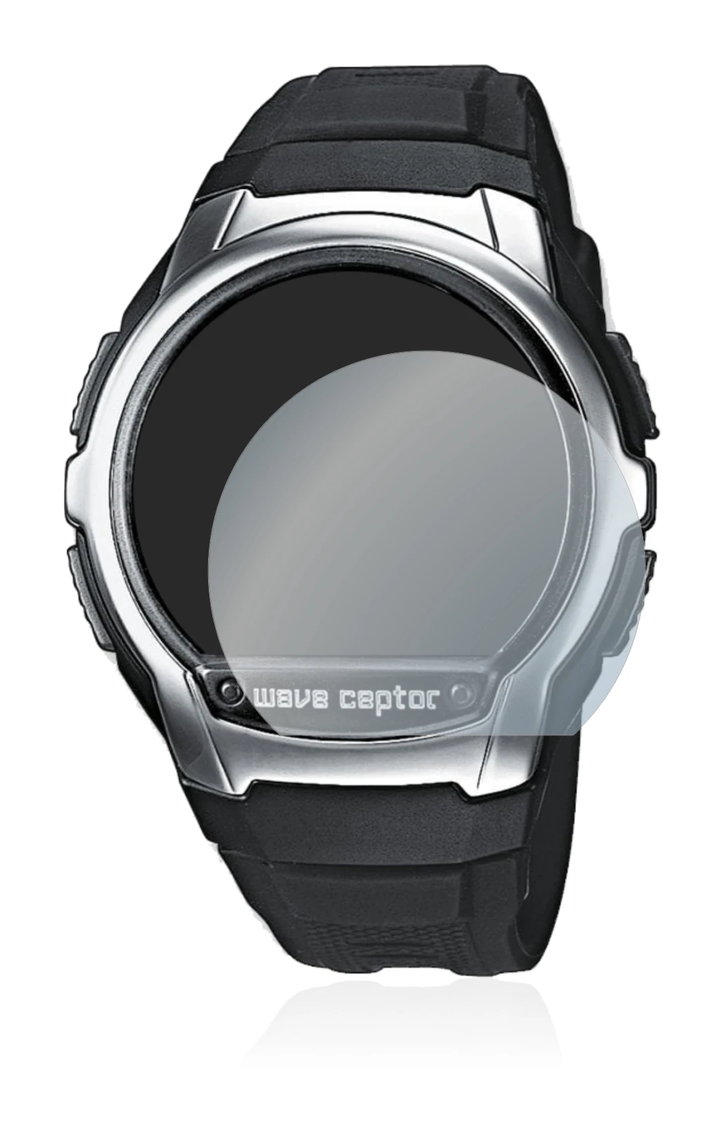 Image de l'appareil Casio Wave Ceptor WV-58 avec une grande variété de protections d'écran.