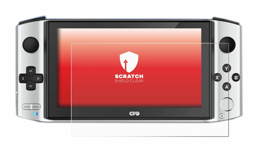 Image de l'appareil GPD Win 3 avec une grande variété de protections d'écran.