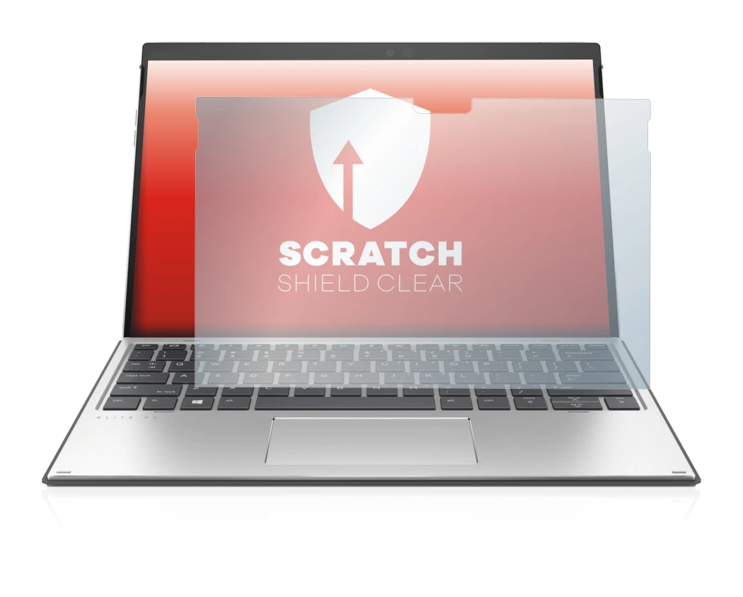 Image de l'appareil HP Elite x2 G8 avec une grande variété de protections d'écran.