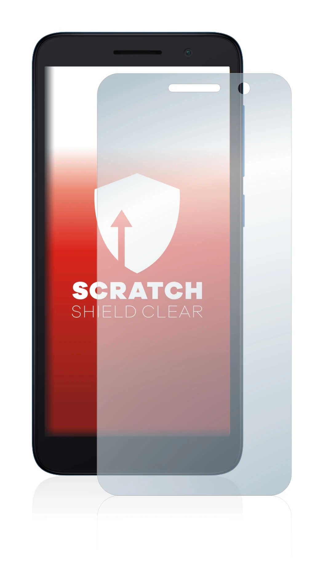 Image de l'appareil Alcatel 1 (2021) avec une grande variété de protections d'écran.